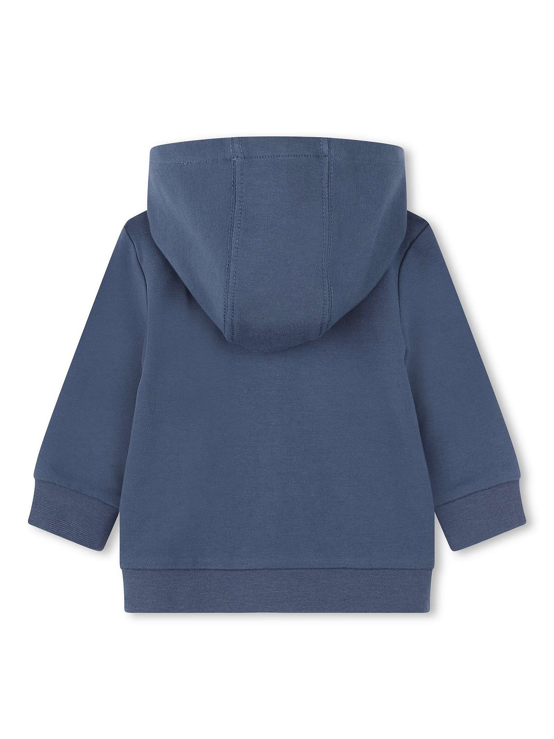 Buy Timberland Baby Colour Block Hooded Cardigan, Navy/White Online at johnlewis.com