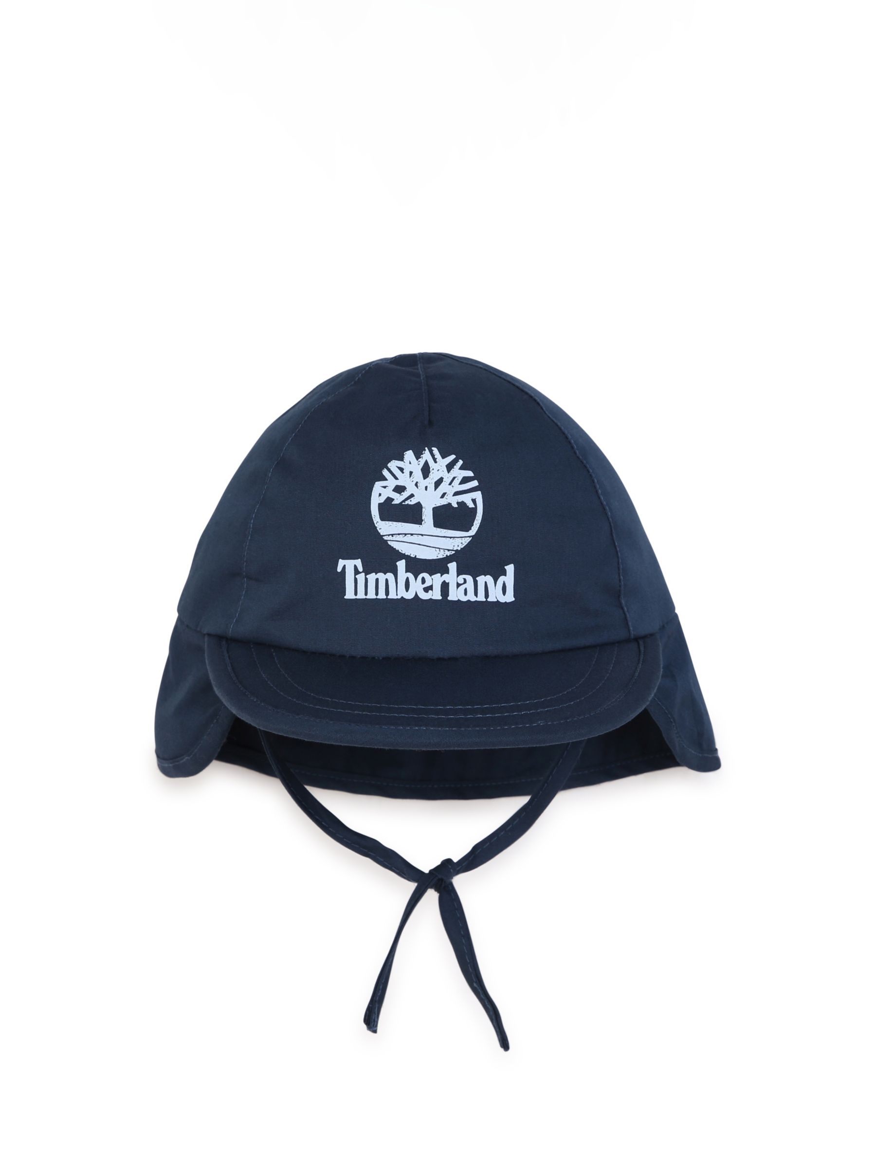 Timberland Baby Logo Neck Protection Cap, Navy/Multi, 3-6 months