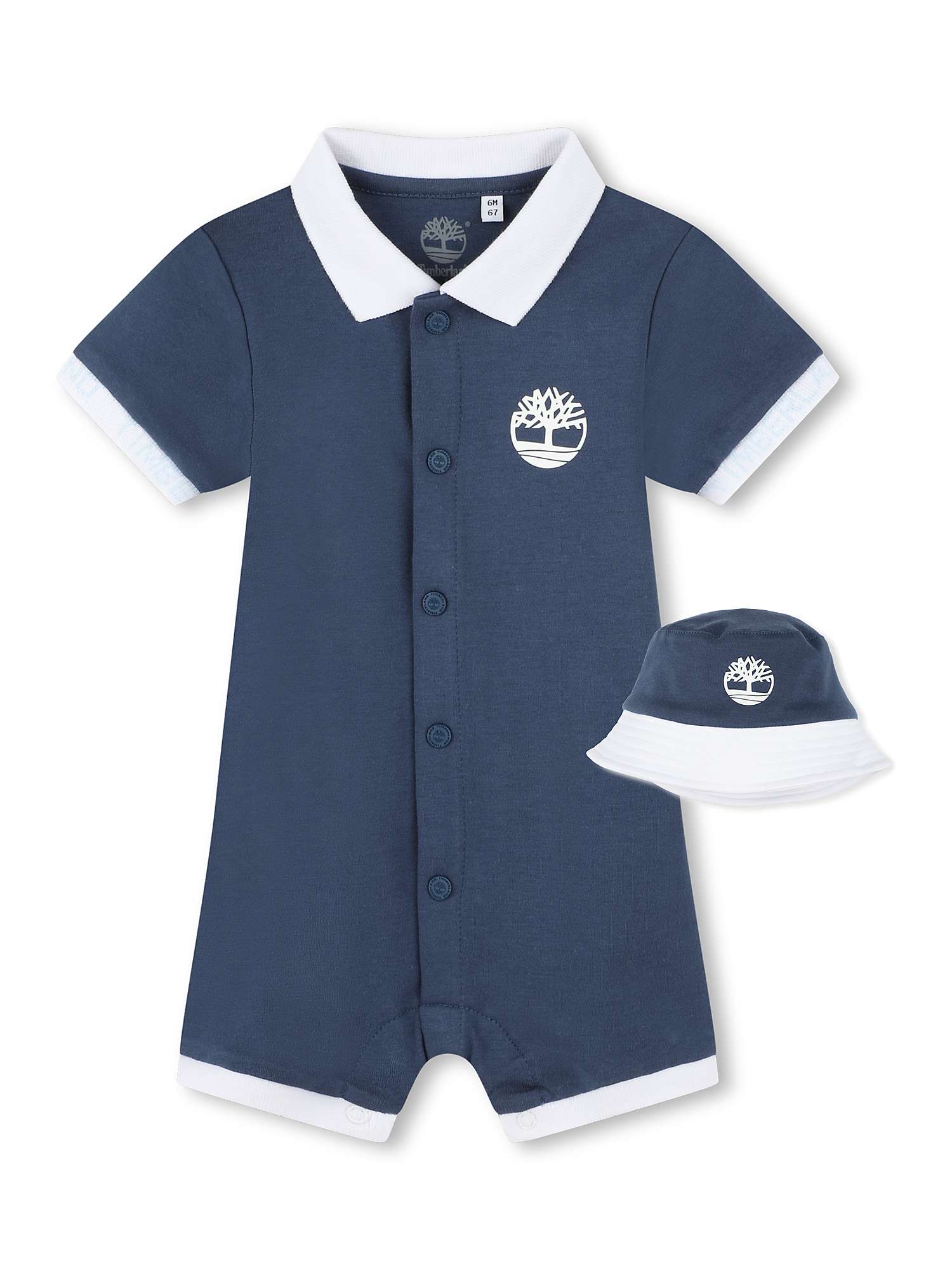Buy Timberland Baby Overalls & Reversible Hat Set Online at johnlewis.com