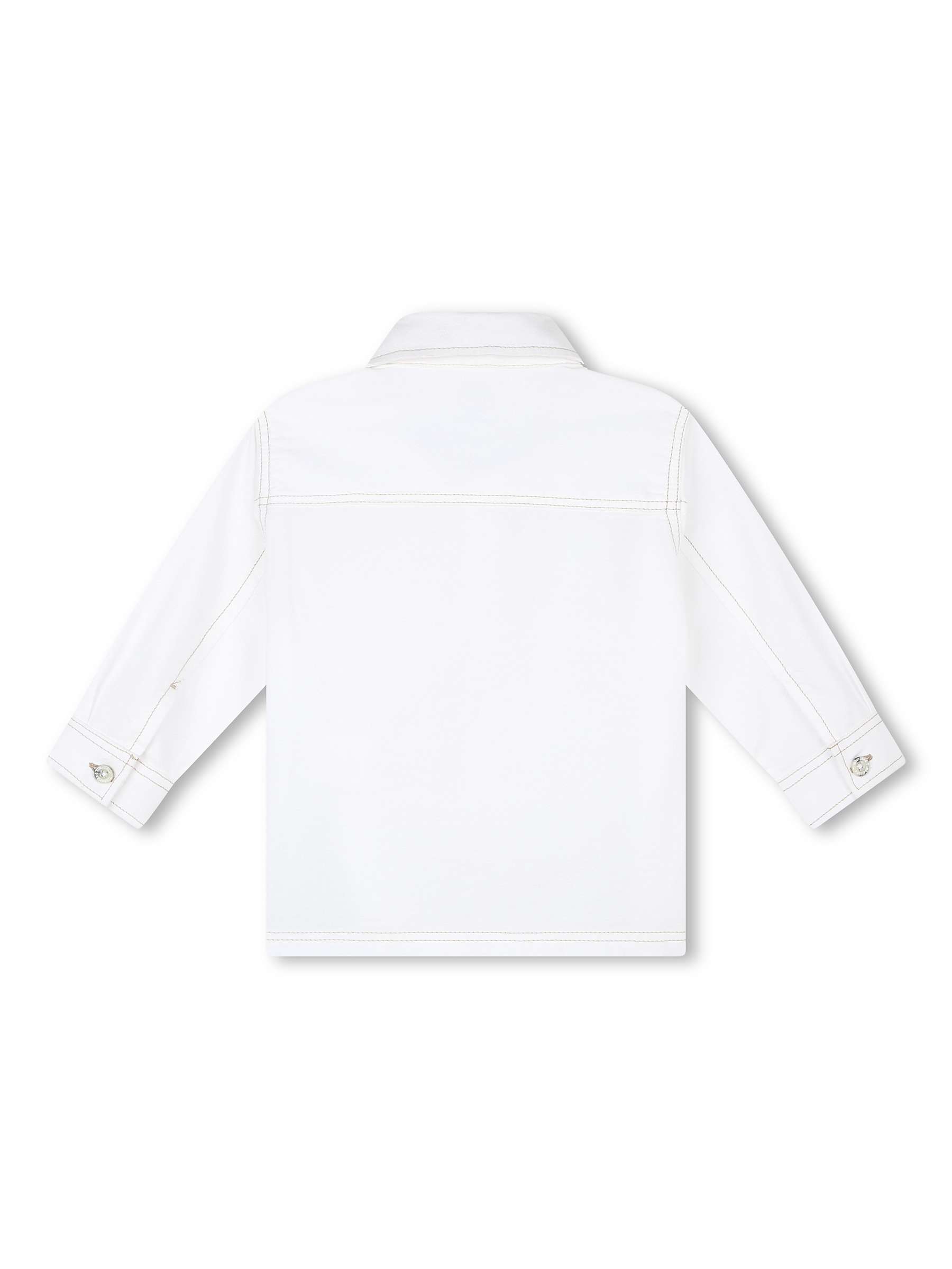 Buy Timberland Baby Logo Oxford Shirt, White Online at johnlewis.com