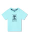 Timberland Baby Logo Graphic T-Shirt, Aqua