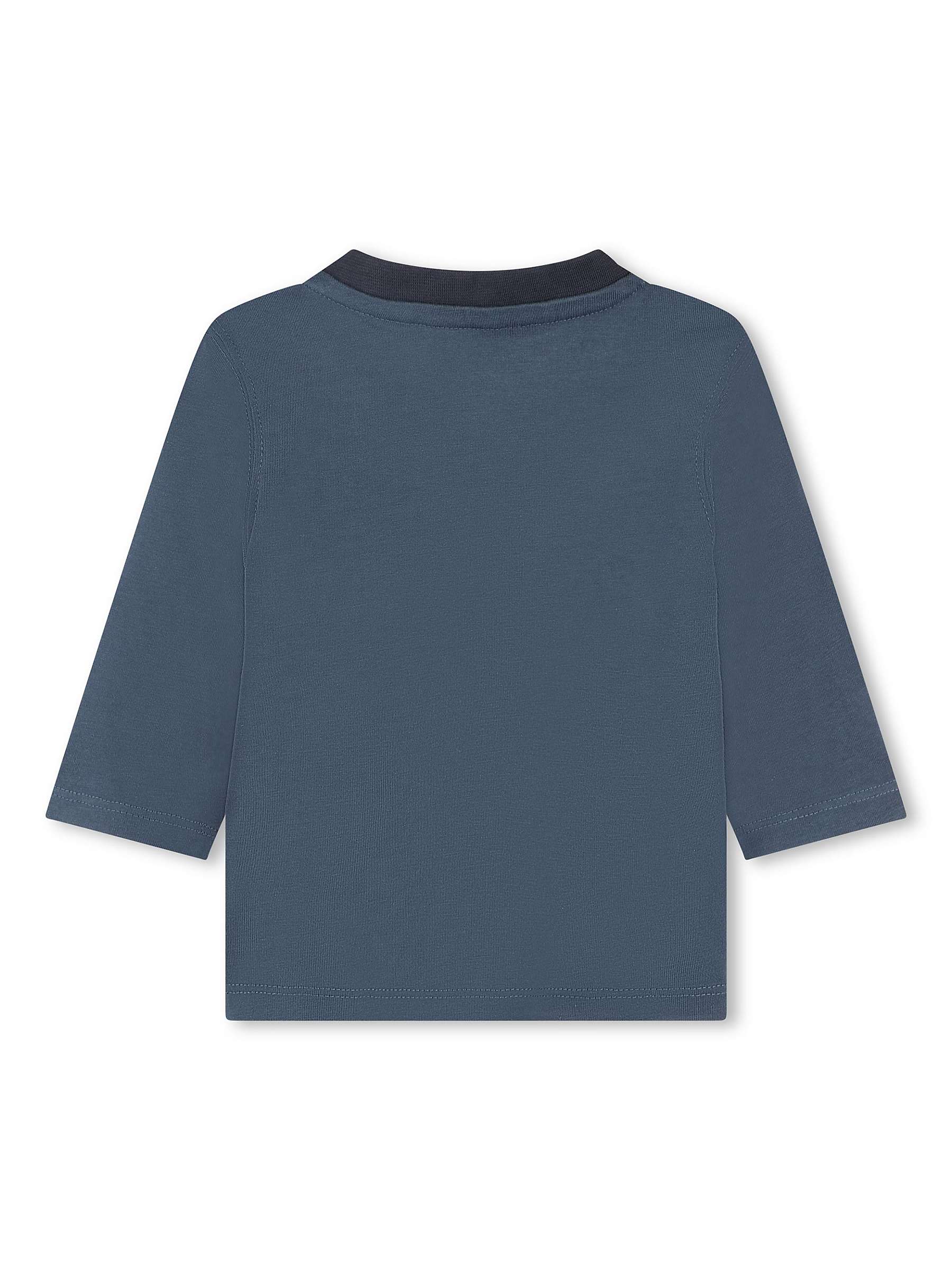 Buy Timberland Baby Graphic Logo Long Sleeve T-Shirt, Blue/Multi Online at johnlewis.com