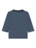 Timberland Baby Graphic Logo Long Sleeve T-Shirt, Blue/Multi