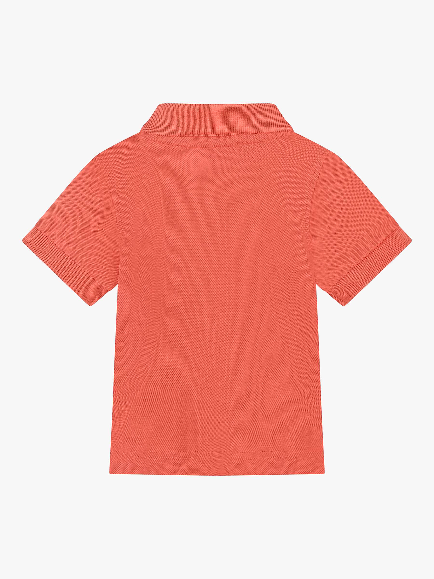 Buy Timberland Baby Logo Short Sleeve Polo Shirt, Orange Online at johnlewis.com