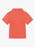 Timberland Baby Logo Short Sleeve Polo Shirt, Orange