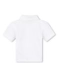 Timberland Baby Short Sleeve Stripe Pique Polo Shirt, White/Multi