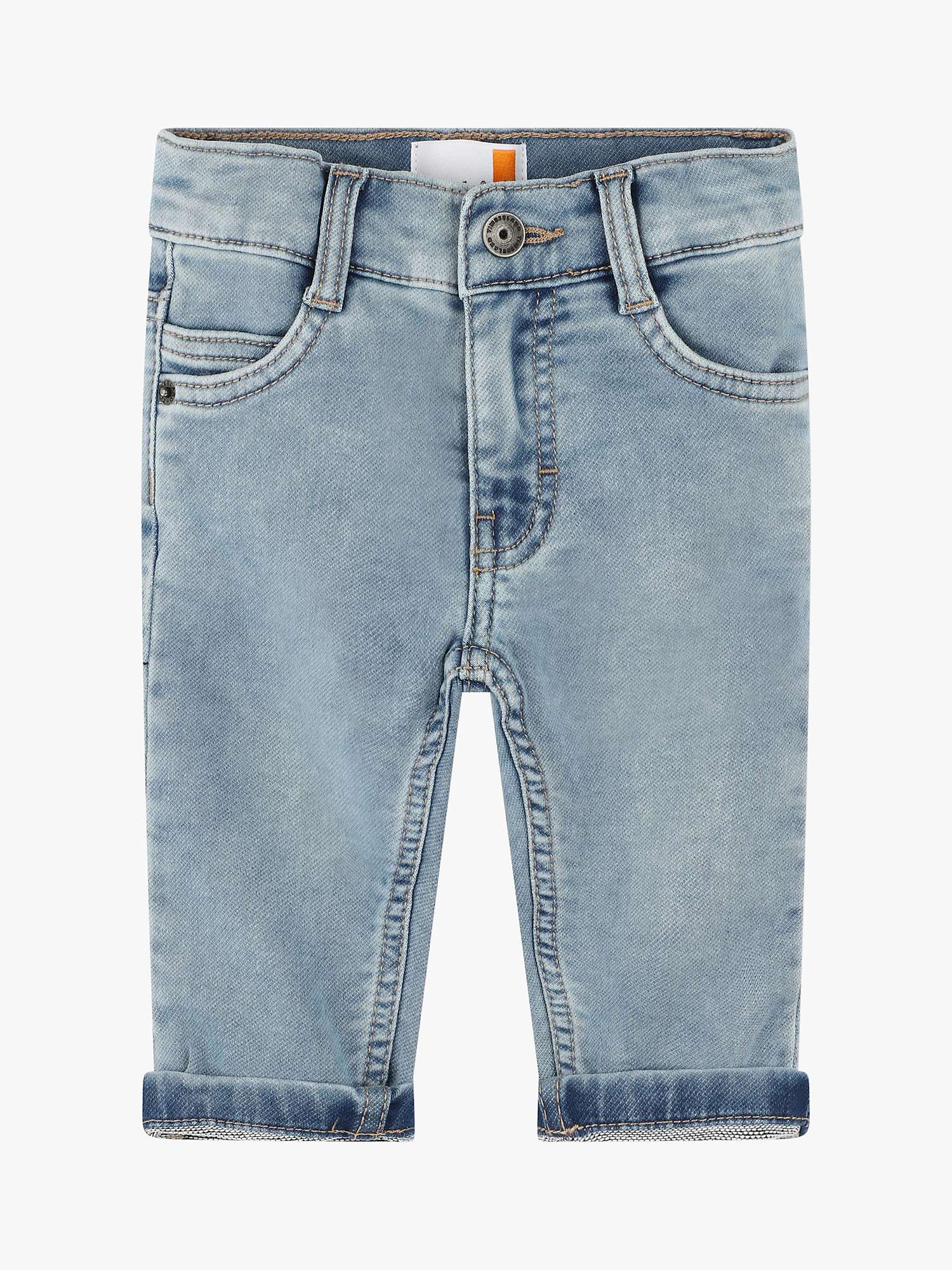Buy Timberland Baby Regular Fit Denim Trousers, Light Blue Online at johnlewis.com
