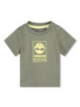 Timberland Baby Logo Graphic T-Shirt, Mid Green