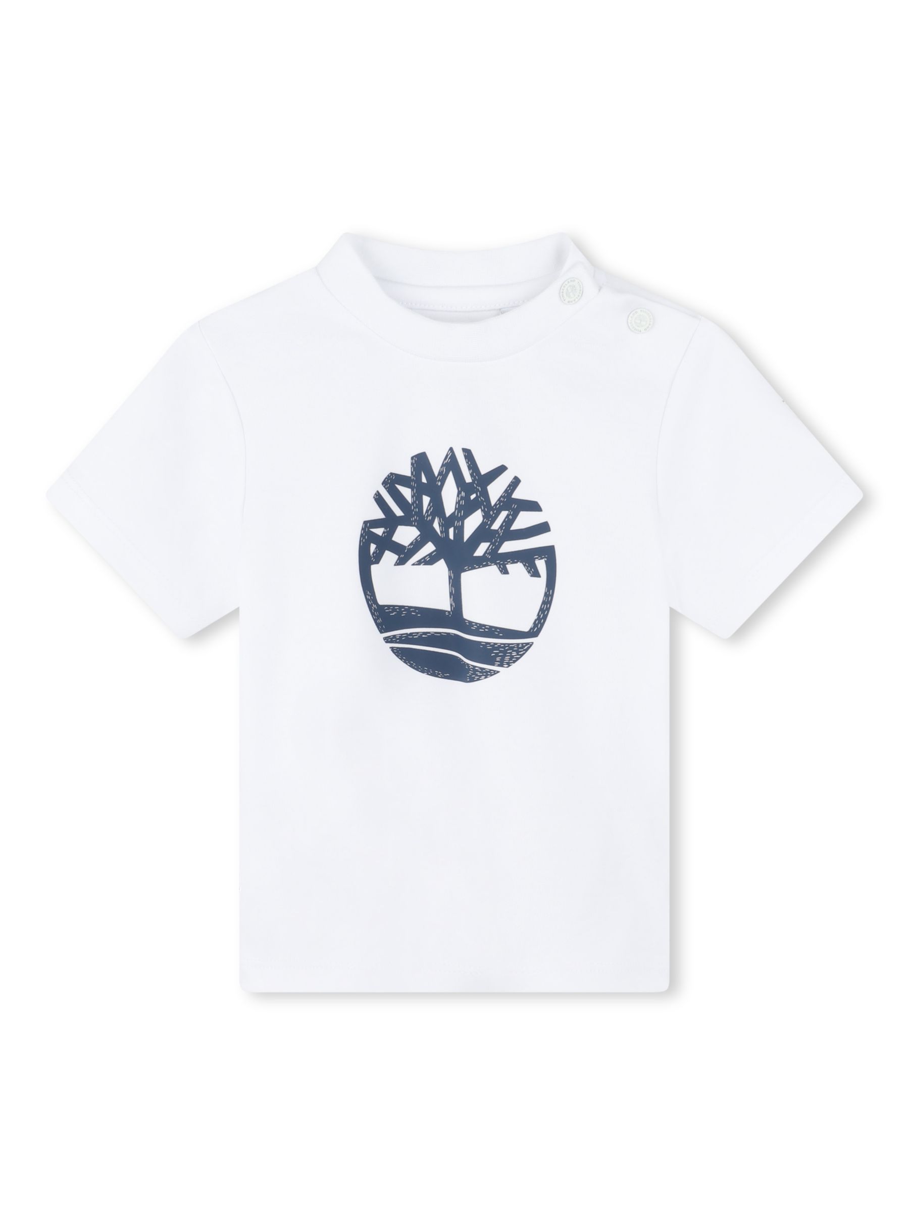 Timberland Baby Logo Graphic T-Shirt, White, 3 months