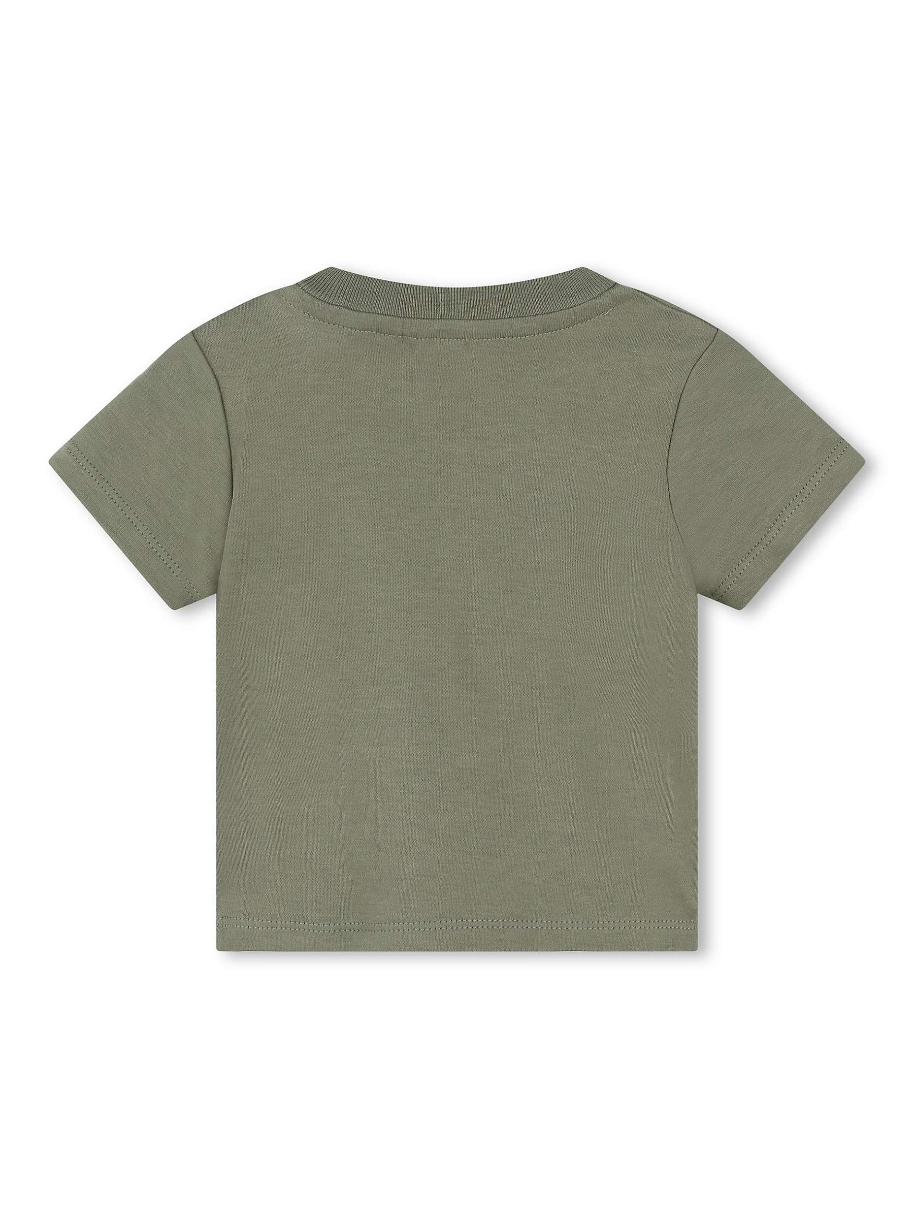 Buy Timberland Baby Logo Print T-Shirt, Green Online at johnlewis.com