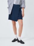 John Lewis ANYDAY Tailored D-Ring Mini Skirt, Navy