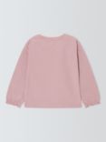 John Lewis Kids' Sequin Bunny Top, Lilac Mauve