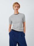 John Lewis ANYDAY Skinny Fit Ribbed T-Shirt