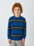 John Lewis Kids' Stripe Crew Neck Jumper, Multi