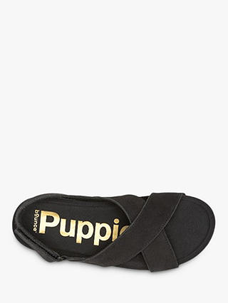 Hush Puppies Mylah Leather Slingback Sandals, Black