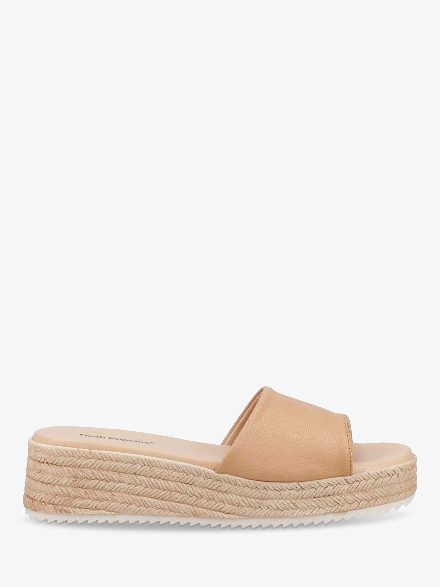 Buy Hush Puppies Robin Leather Espadrille Sliders Online at johnlewis.com