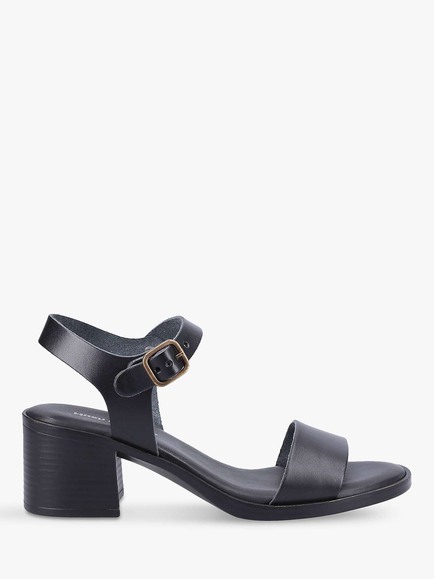 Buy Hush Puppies Gabby Two Part Buckle Sandal, Black Online at johnlewis.com