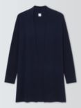 John Lewis Edge Longline Cardigan, Navy