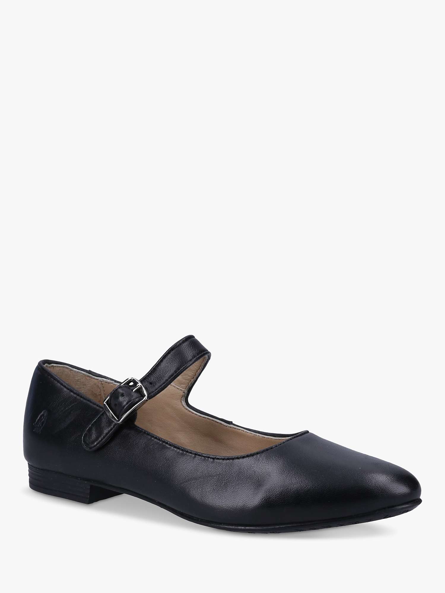 Buy Hush Puppies Melissa Leather Strap Mary Jane Shoes, Black Online at johnlewis.com