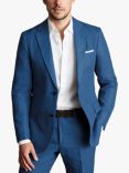 Charles Tyrwhitt Classic Fit Linen Suit Jacket, Royal Blue