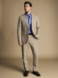 Charles Tyrwhitt Linen Slim Fit Jacket, Taupe