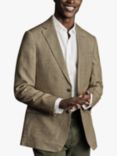 Charles Tyrwhitt Classic Fit Linen Cotton Blend Jacket, Taupe