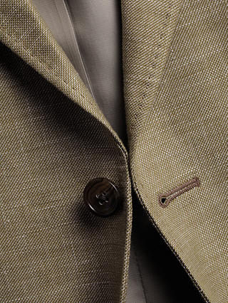 Charles Tyrwhitt Classic Fit Linen Cotton Blend Jacket, Taupe