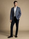 Charles Tyrwhitt Puppytooth Wool Blend Slim Fit Jacket