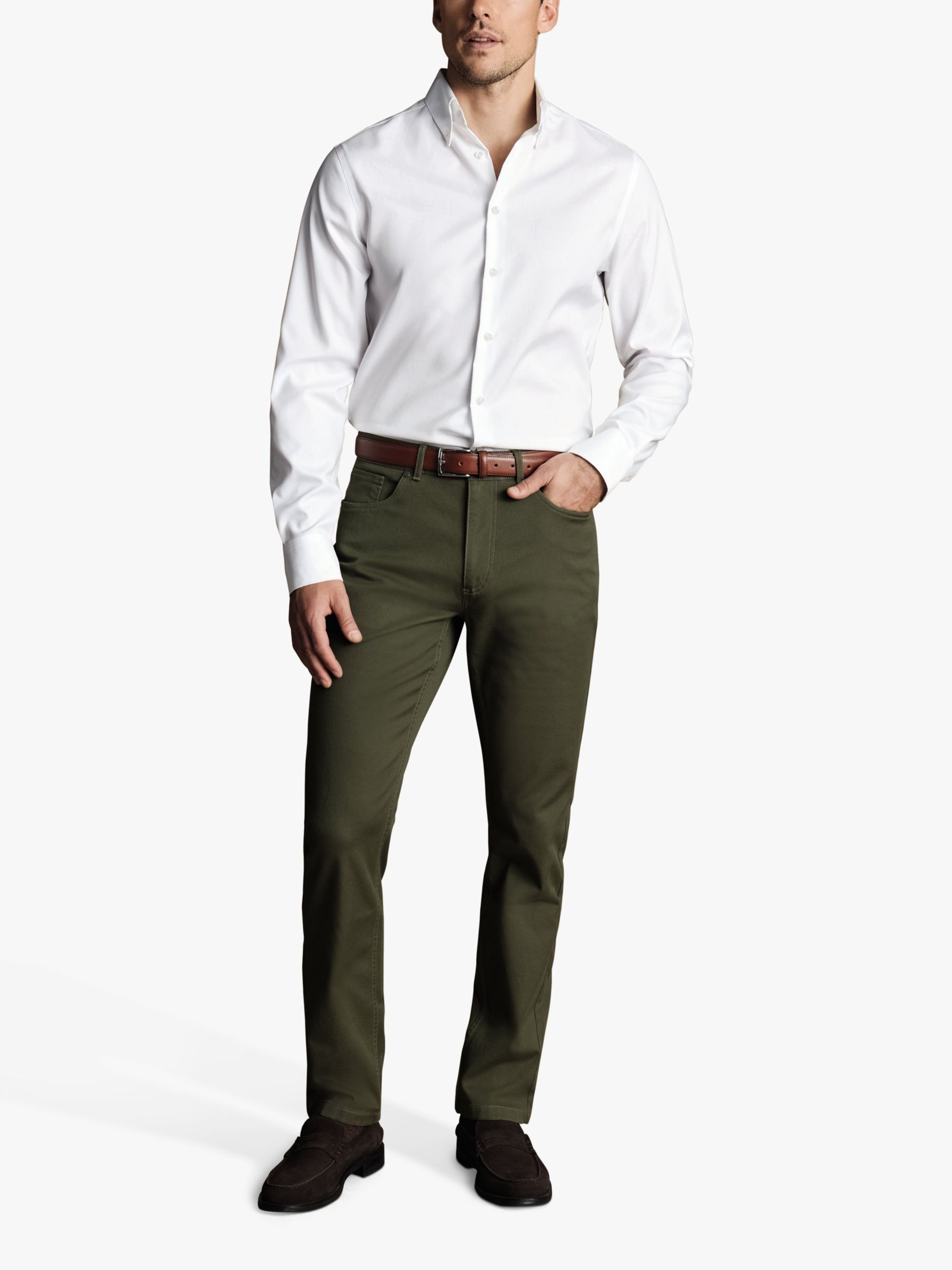 Buy Charles Tyrwhitt Classic Fit 5 Pocket Twill Jeans Online at johnlewis.com