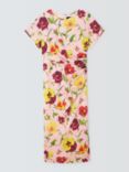 Weekend MaxMara Kim Floral Print Dress, Pink/Multi