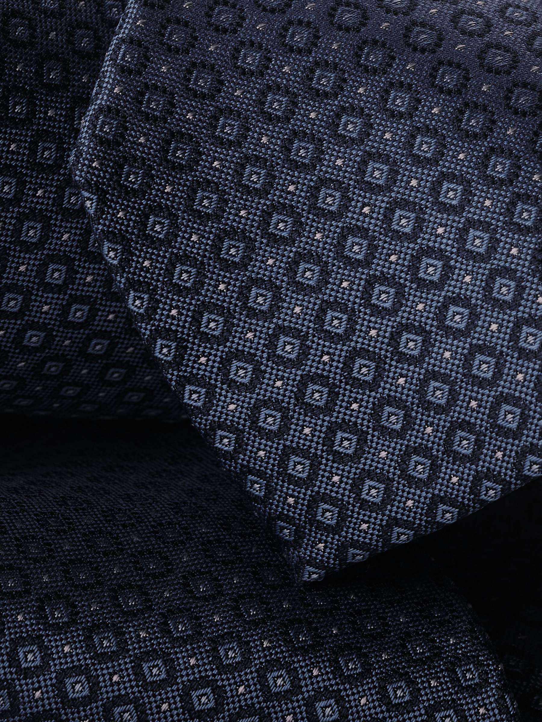 Buy Charles Tyrwhitt Mini Floral Silk Tie, Indigo Blue Online at johnlewis.com