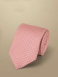 Charles Tyrwhitt Mini Floral Silk Stain Resistant Tie, Pink