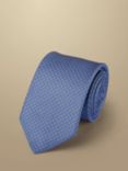 Charles Tyrwhitt Floral Print Silk Tie, Cornflower Blue
