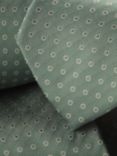 Charles Tyrwhitt Spot Silk Stain Resistant Tie, Light Green