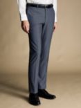 Charles Tyrwhitt Sharkskin Ultimate Performance Slim Fit Suit Trousers, Mid Blue