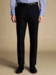 Charles Tyrwhitt Slim Fit Ultimate Performance Stripe Suit Trousers, Dark Navy