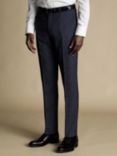 Charles Tyrwhitt Prince of Wales Slim Fit Suit Trousers, Navy