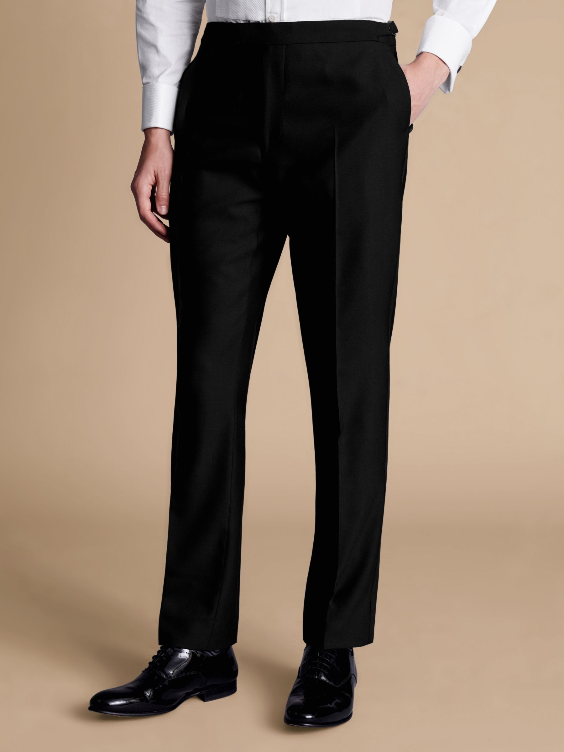 Charles Tyrwhitt Slim Fit Dinner Suit Trousers, Black