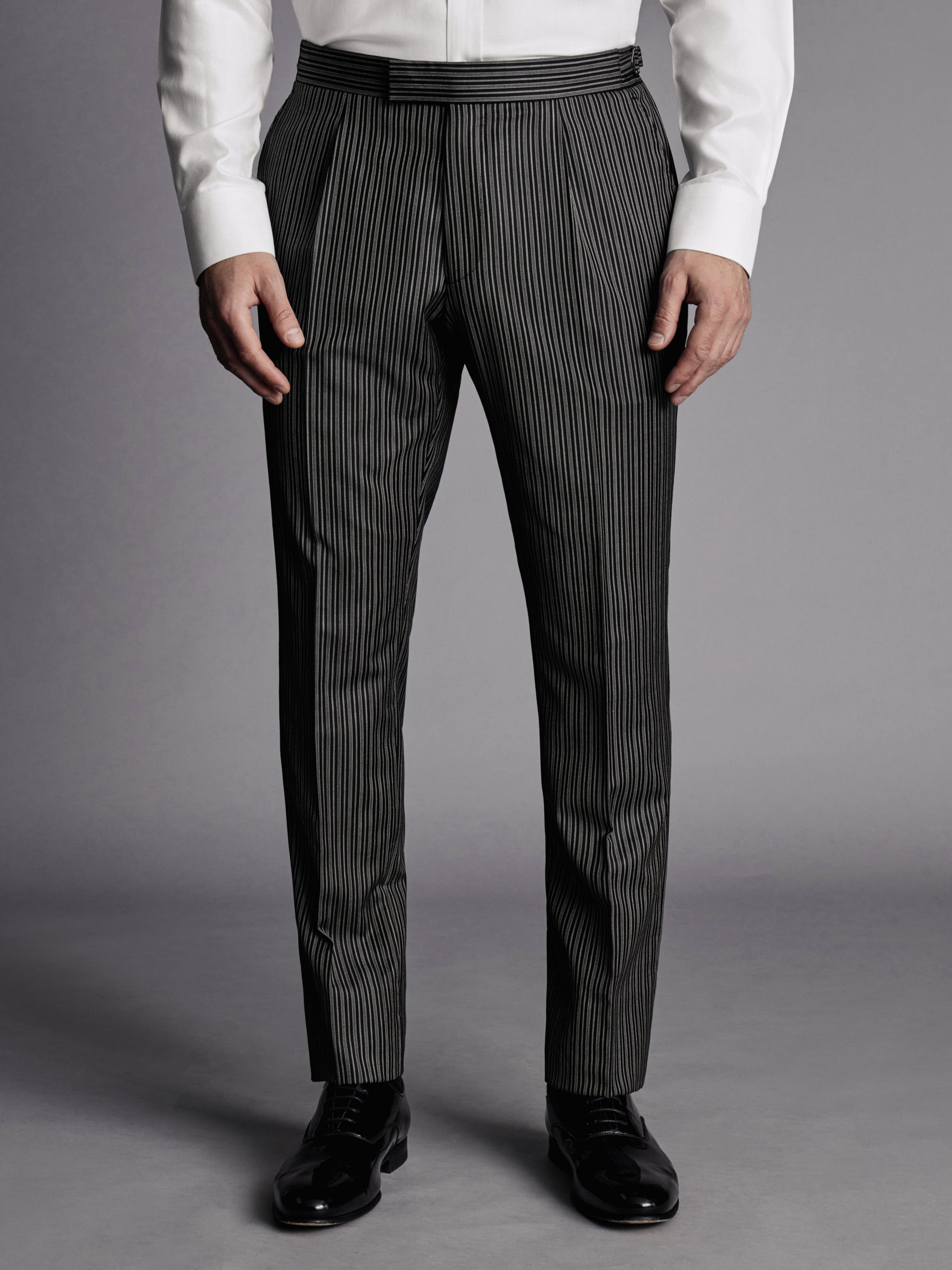 Buy Charles Tyrwhitt Morning Stripe Slim Fit Suit Trousers Online at johnlewis.com