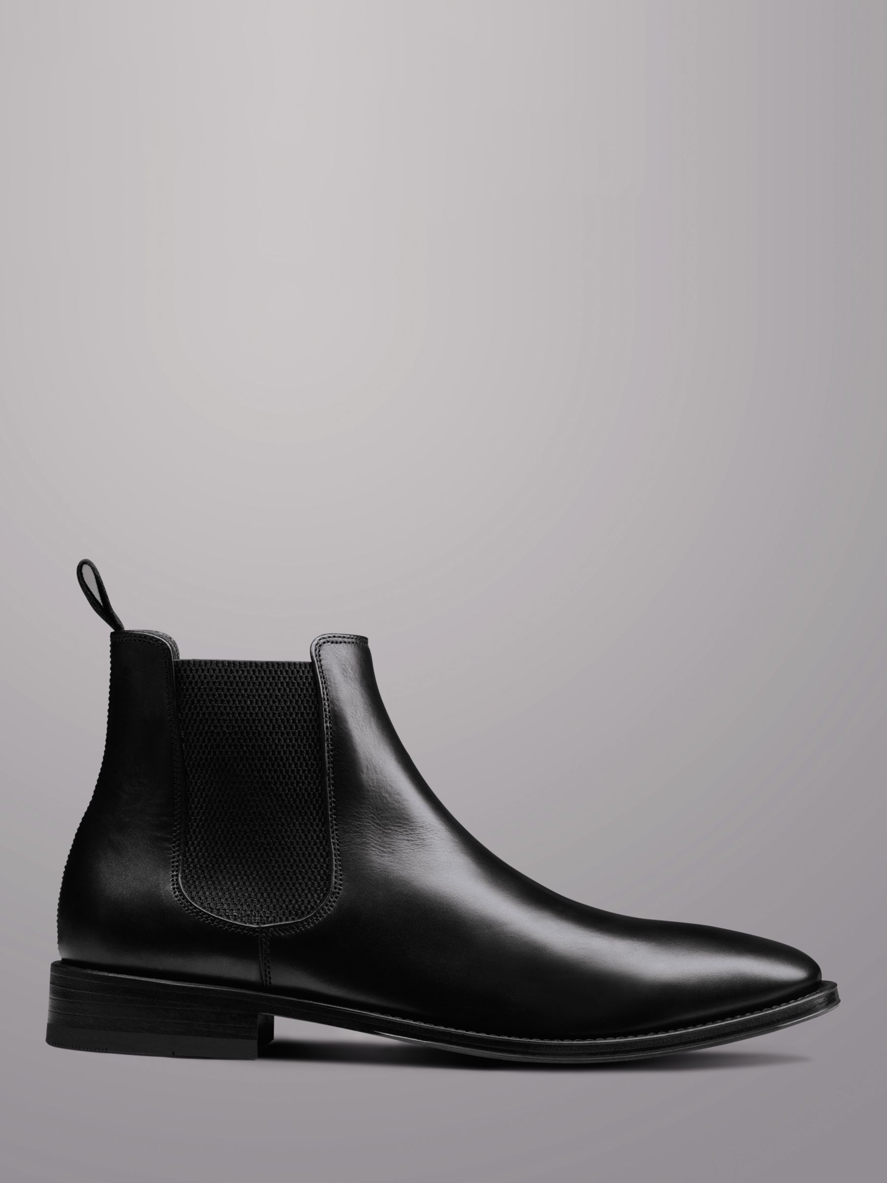 Charles Tyrwhitt Leather Chelsea Boots, Black, 10