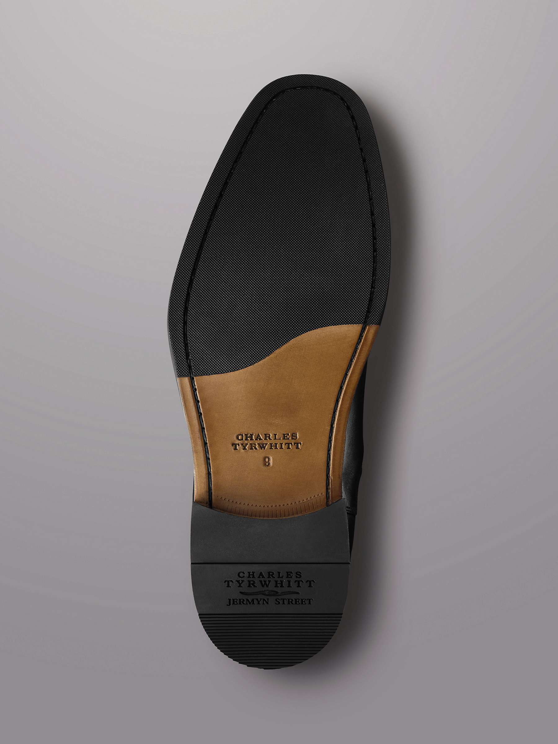 Buy Charles Tyrwhitt Leather Chelsea Boots, Black Online at johnlewis.com