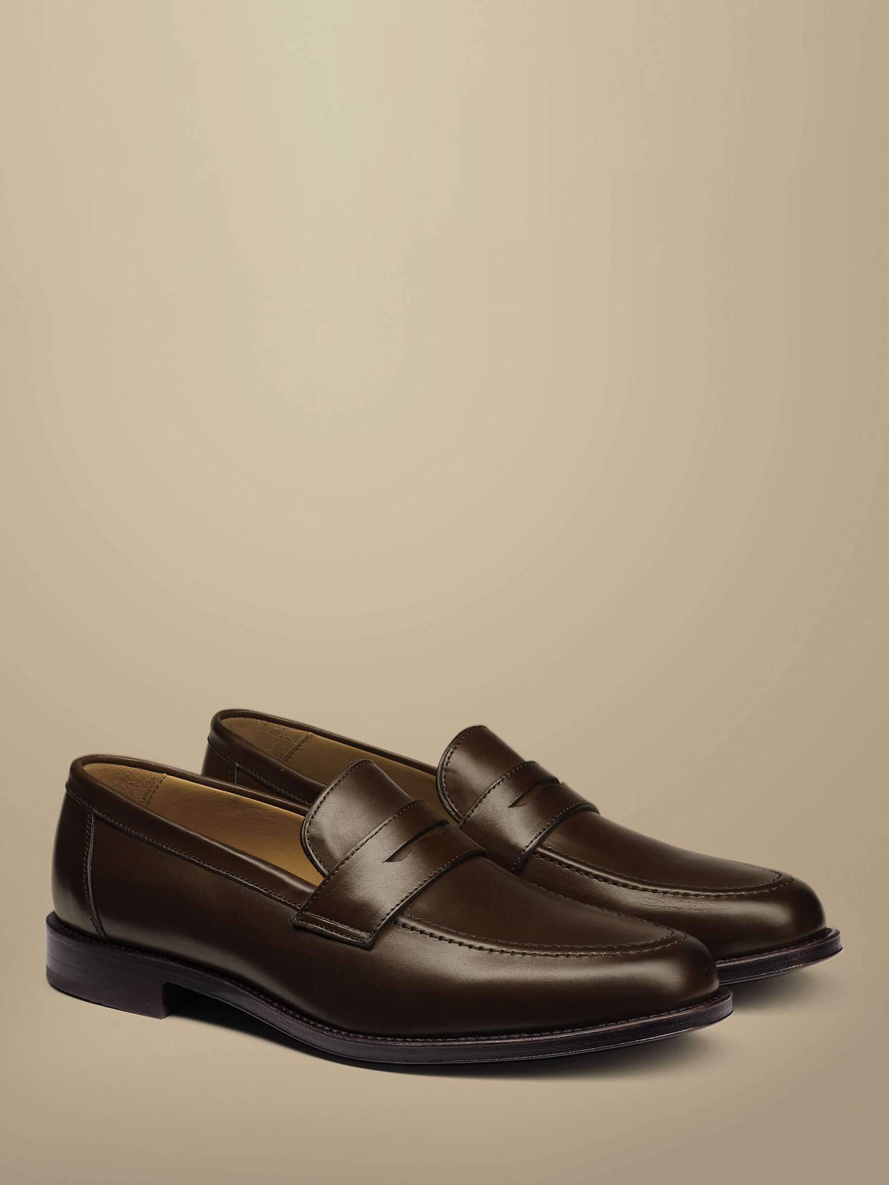 Buy Charles Tyrwhitt Leather Apron Loafers Online at johnlewis.com