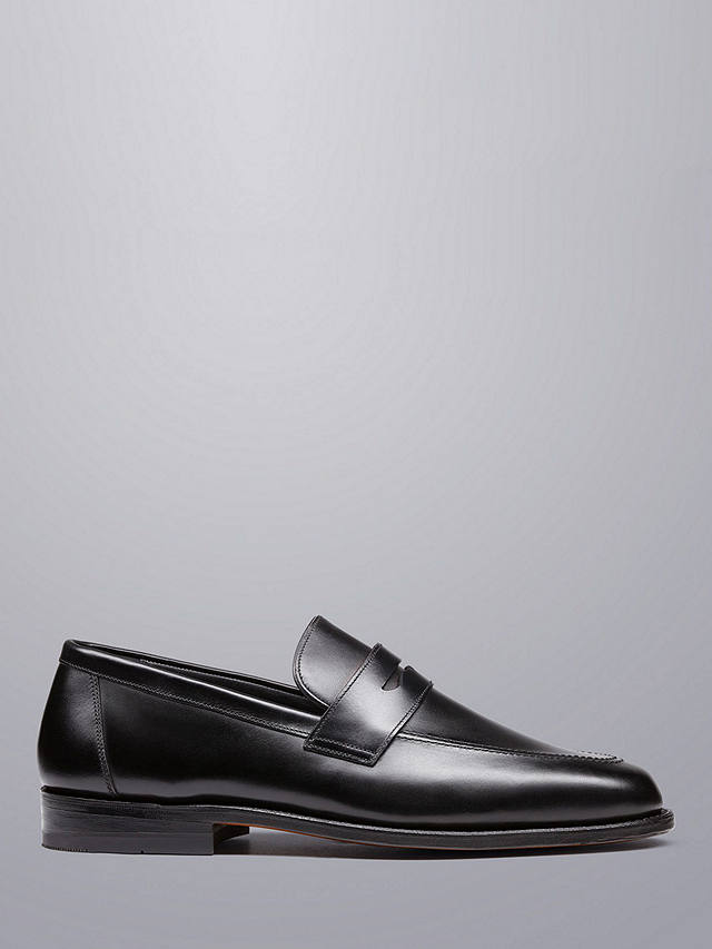 Charles Tyrwhitt Leather Apron Loafers, Black