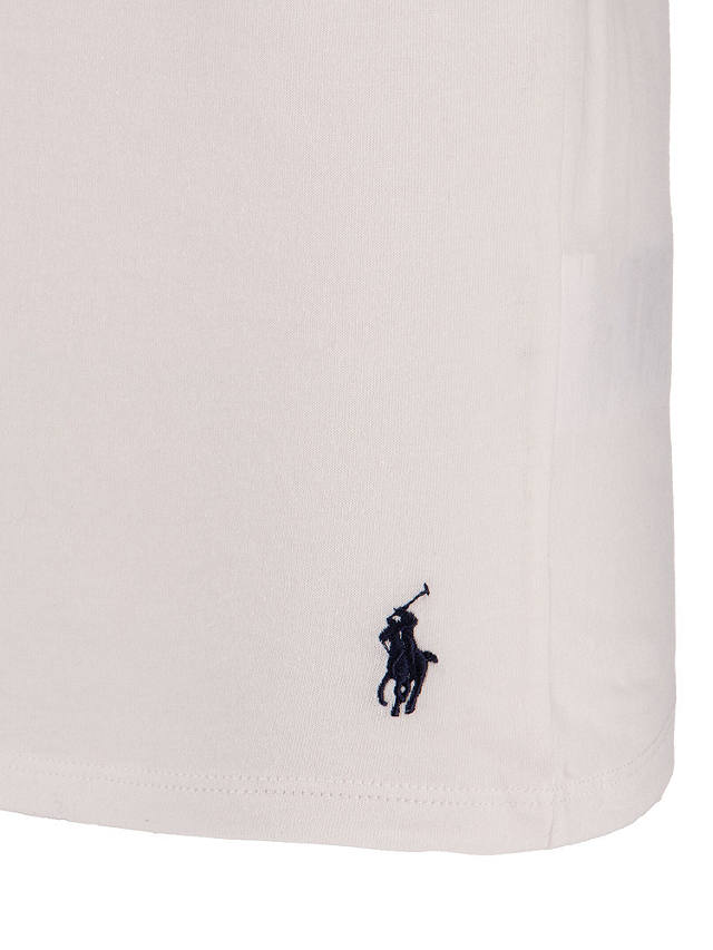 Polo Ralph Lauren Kids' Logo Crew Neck Under T-Shirts, Pack of 2, White