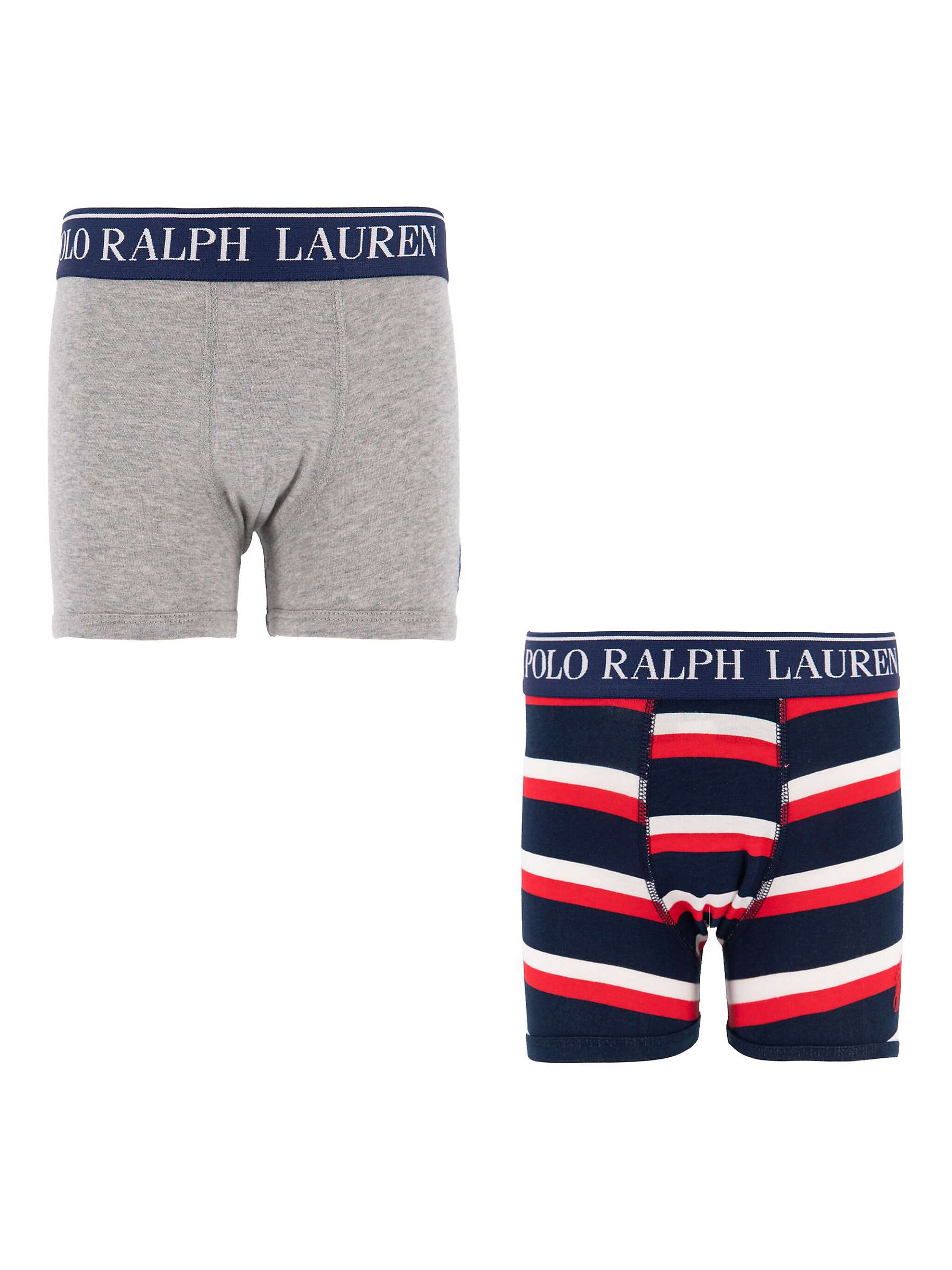 Buy Polo Ralph Lauren Kids' Cotton Blend Boxer Shorts, Pack of 2 Online at johnlewis.com