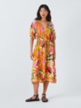 Velvet by Graham & Spencer Carol Floral Print Midi Dress, Oasis