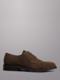 Charles Tyrwhitt Suede Derby Shoes, Walnut Brown