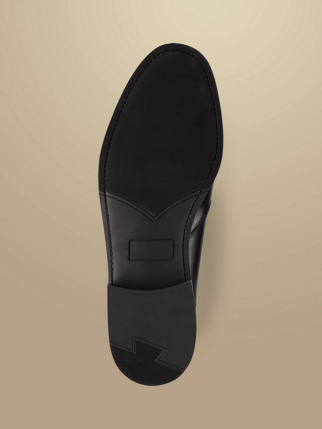 Charles Tyrwhitt Leather Derby Shoes, Black