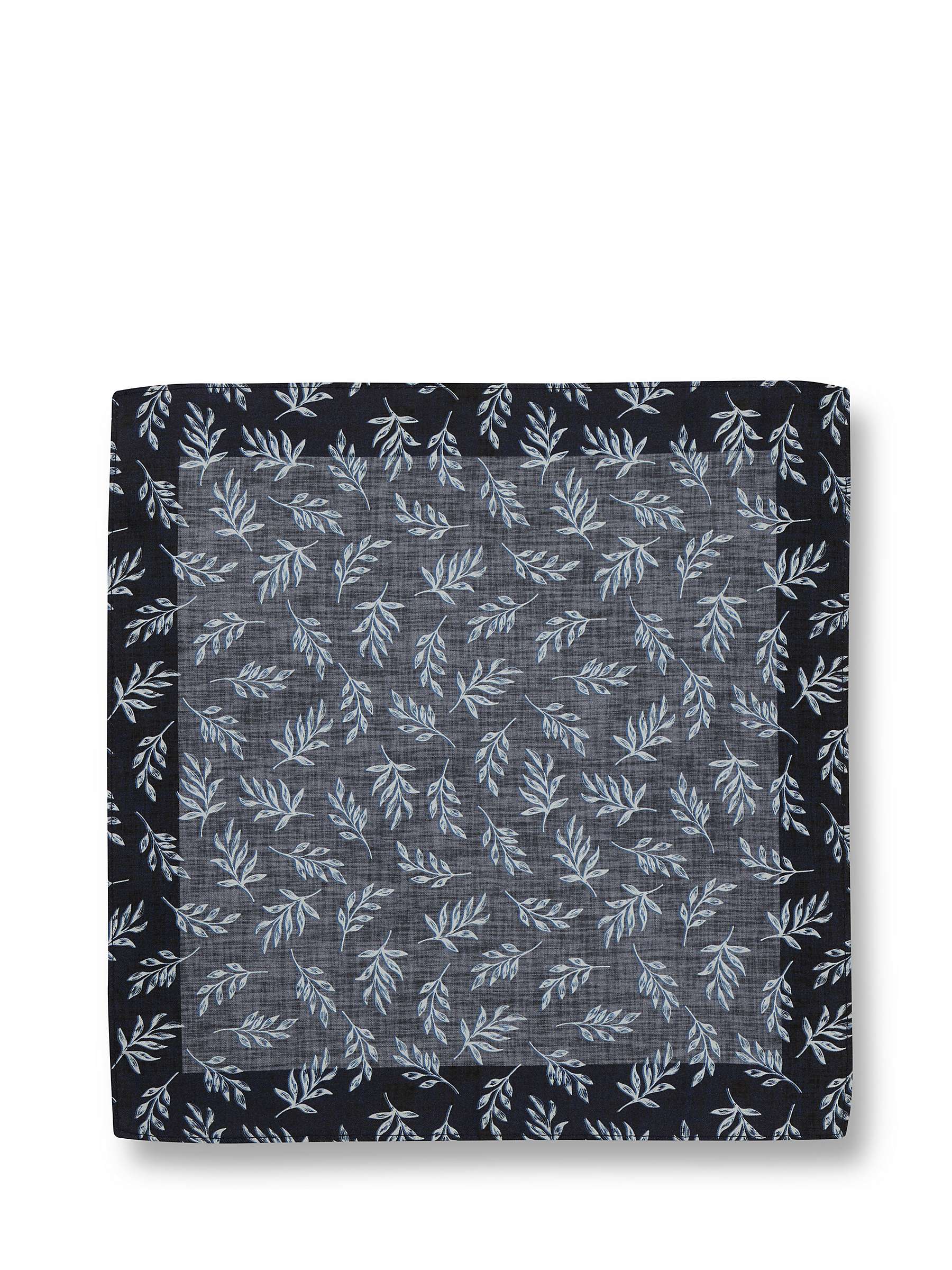 Buy Charles Tyrwhitt Silk Pocket Square Floral Handkerchief, Steel Blue Online at johnlewis.com