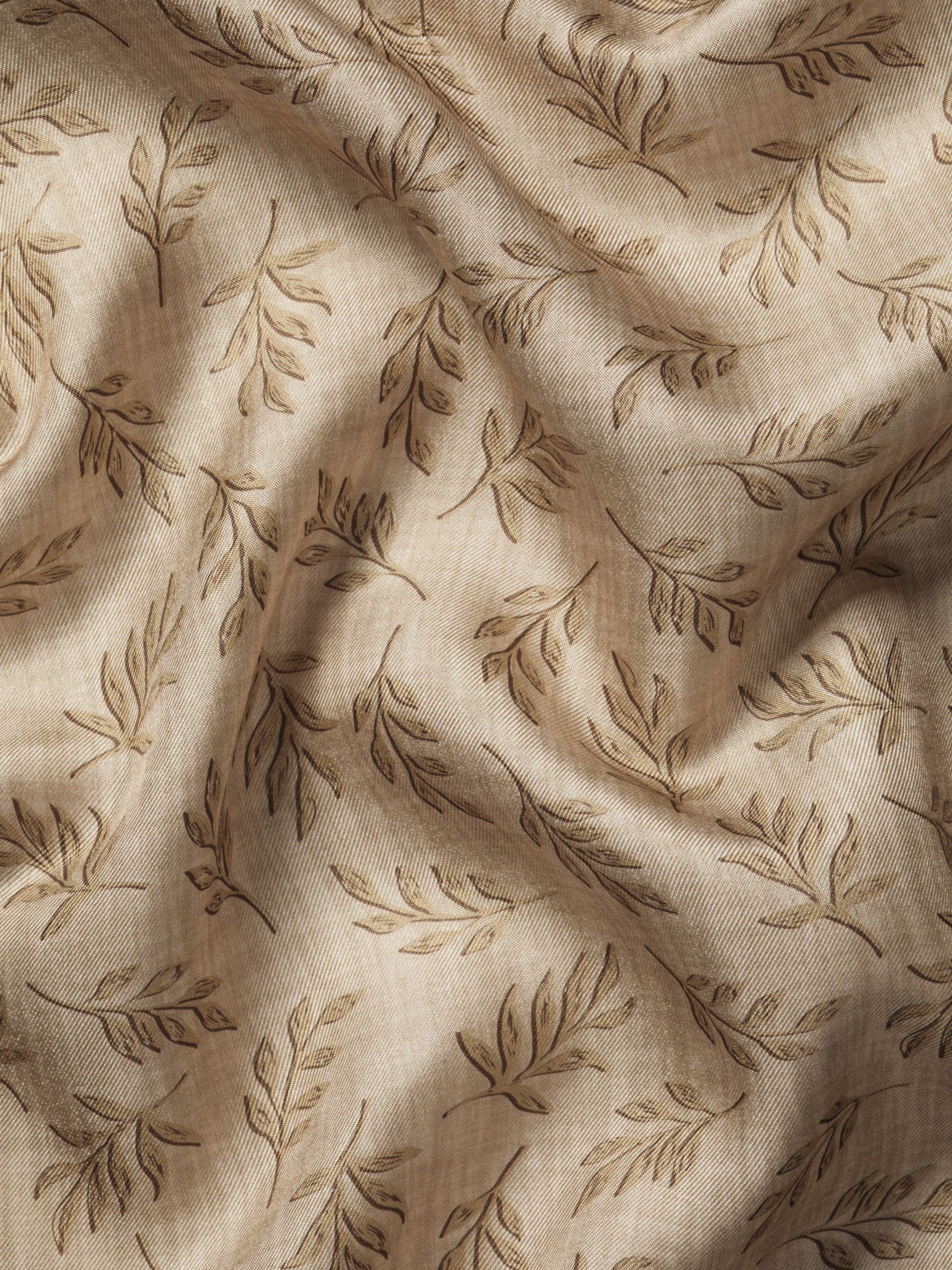 Buy Charles Tyrwhitt Silk Pocket Square Floral Handkerchief, Taupe Online at johnlewis.com